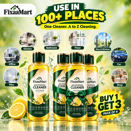 FixaaMart Multipurpose Cleaner | Lemon Fresh – { Pack of 4 }