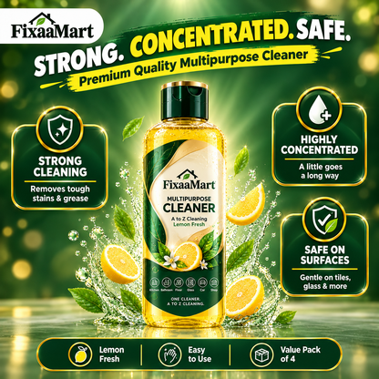 FixaaMart Multipurpose Cleaner | Lemon Fresh – { Pack of 4 }
