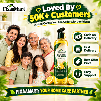 FixaaMart Multipurpose Cleaner | Lemon Fresh – { Pack of 4 }